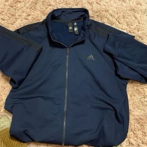 Mens Addidas Zip Up Wind Breaker